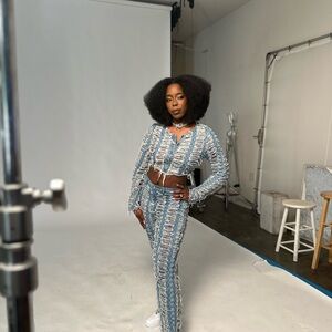 Stylish Blue Distressed Women's Jumpsuit